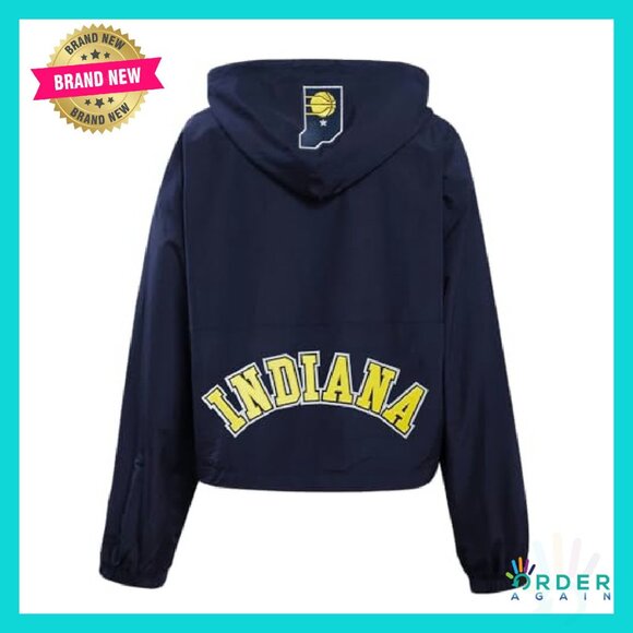 NBA Classic Wind Jacket Retro Sportswear Chic Lightweight 1/2 Zip Urban Fashion - Picture 5 of 8